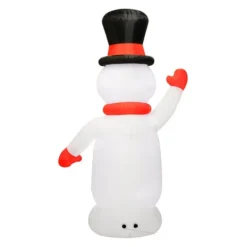 Occasions 240-in H X 74-in W Internal Light Snowman Christmas Inflatable