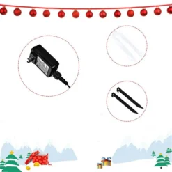 Costway 4.9-ft Internal Light Santa Claus On Airplane Christmas Inflatable