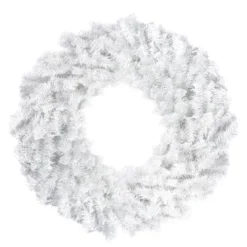Northlight 30-in Northlight White Canadian Pine Artificial Christmas Wreath