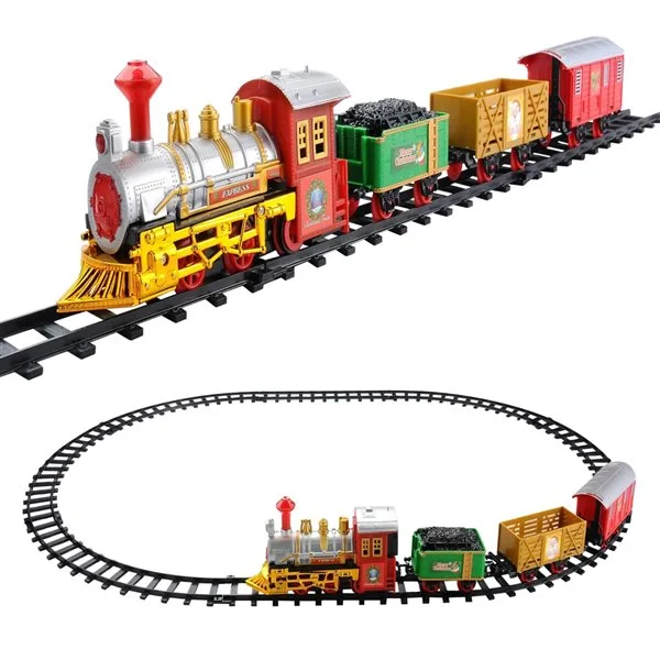 Northlight 12-Piece Animated Christmas Express Train Set With Sound - Image 3