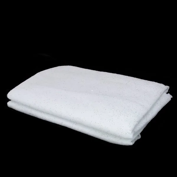 Northlight White Soft Plush Buffalo Christmas Snow Drape