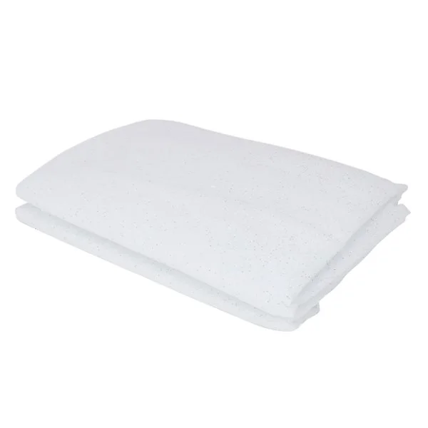 Northlight White Soft Plush Buffalo Christmas Snow Drape - Image 3