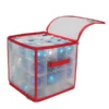 Northlight 12.5-in Transparent Zip Up Christmas Storage Box
