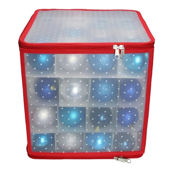 Northlight 12.5-in Transparent Zip Up Christmas Storage Box - Image 2