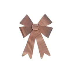 IH Casa Decor Bronze Shiny Christmas Bow - Set Of 6