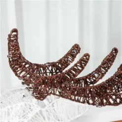 Outsunny Outdoor Christmas Decoration Light Up Reindeer Decor