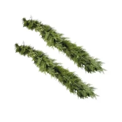 Brookdale Treeland Nurseries 15-ft Fresh Cedar Christmas Garland - Set Of 2