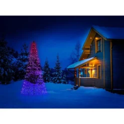 Twinkly 10-ft Freestanding Christmas Tree With Colour Changing LED