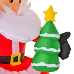 HomCom 5.91-ft Polar Bear Christmas Inflatable