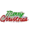 Northlight 19.5-in Hanging Merry Christmas Sign With Multicolour Incandescent Light