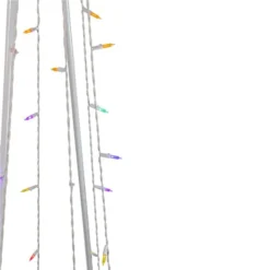 Northlight 6-ft Pre-Lit Cone-Shaped Christmas Tree With Multicolour LED