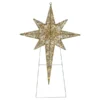 Northlight 36-in Gold Hanging Christmas Star With Warm White LED Lights