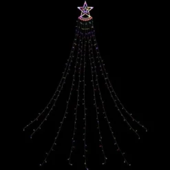Northlight 12.5-ft Waterfall Christmas Tree With Multicoloured LED Lights