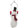 Northlight 57-in LED Lighted Christmas Snowman Holding Snowflakes