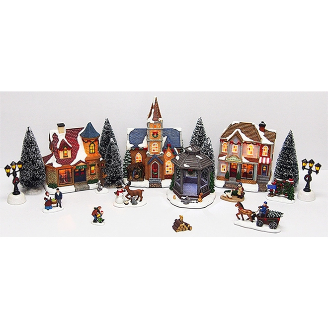 Carole Towne Christmas Village 20/pk - Image 2