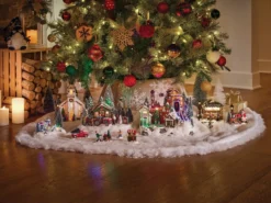 Carole Towne Christmas Tree Farm Lighted LED For Village