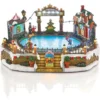 Carole Towne Christmas Village Musical Hockey Scene Multicolour