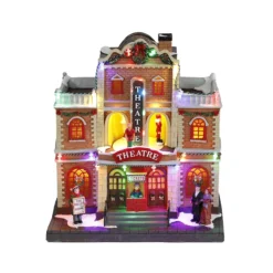 Carole Towne Christmas Theatre Animated And Musical 9.84-in X 6.5-in X 10.43-in