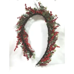 Holiday Living Christmas Garland With Red Berries 6-ft